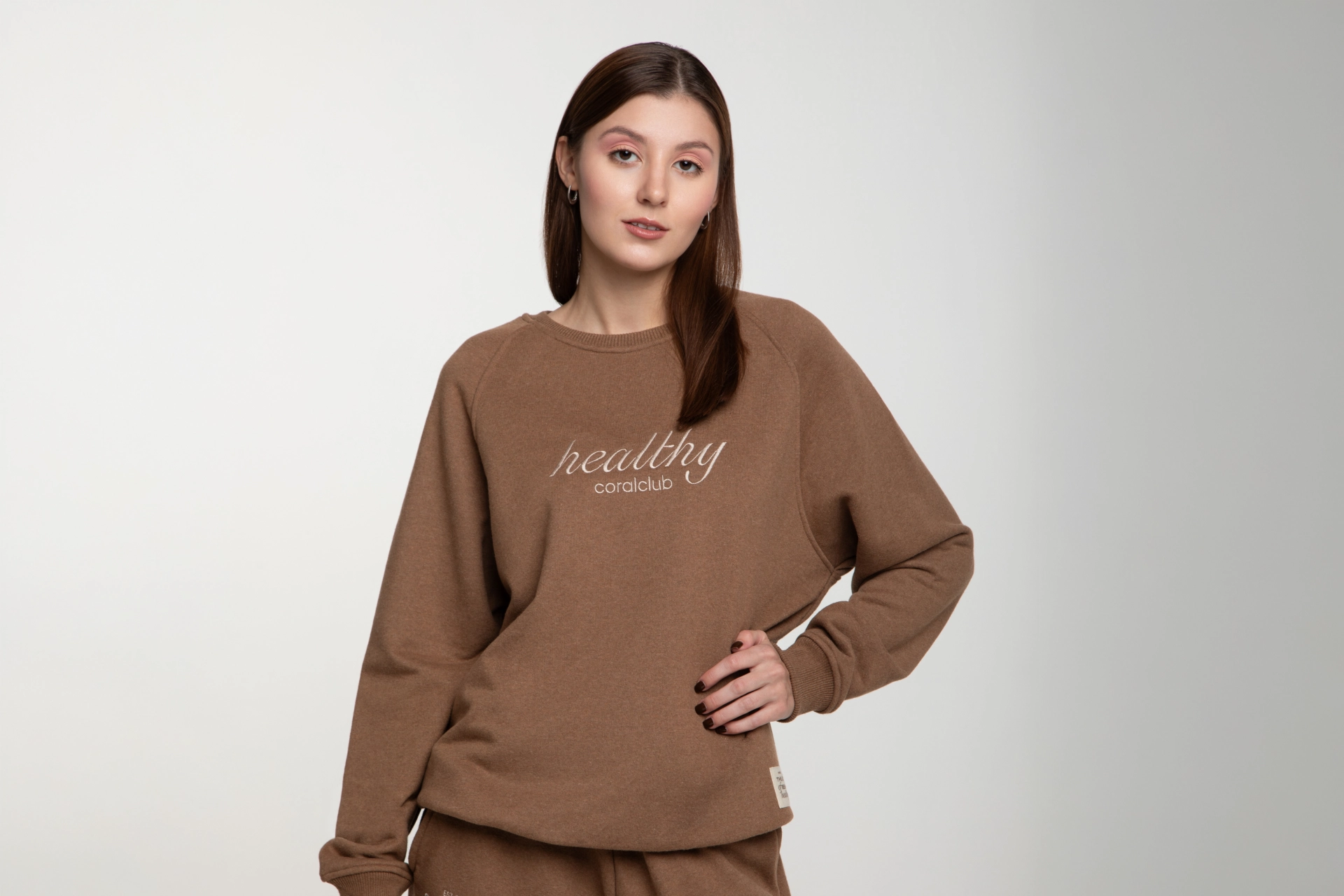 Unisex sweatshirt, brown